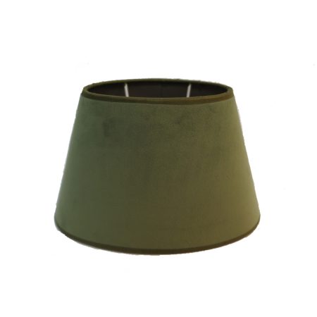 Lampenkap Velours Ovaal Groen 35