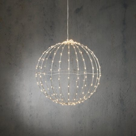 Luca Lighting Kerst Bal Klassiek Wit 260 Led Ip44 Met Timer
