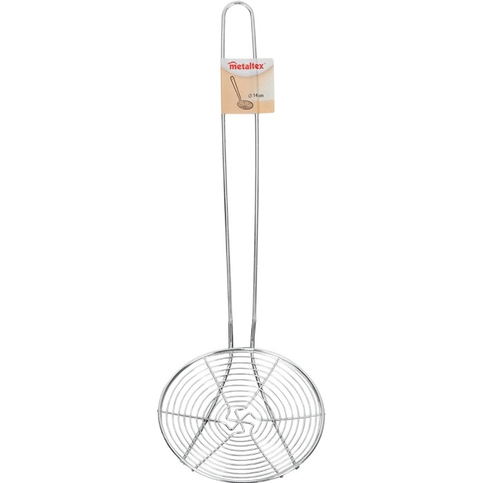 Metaltex schuimlepel/schuimspaan vertint 14cm