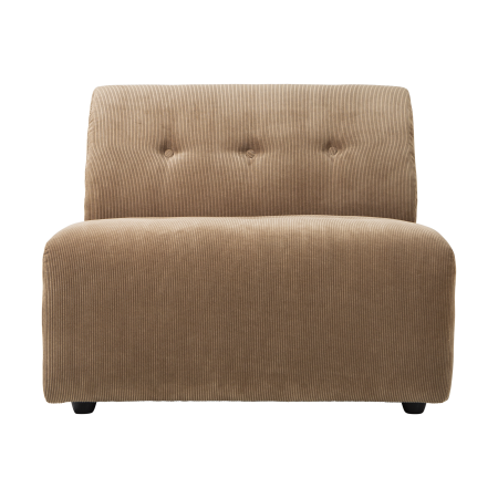 HKliving Vint bank middle Corduroy Rib Brown