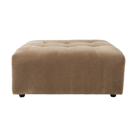 HKliving Vint hocker Corduroy Rib Brown