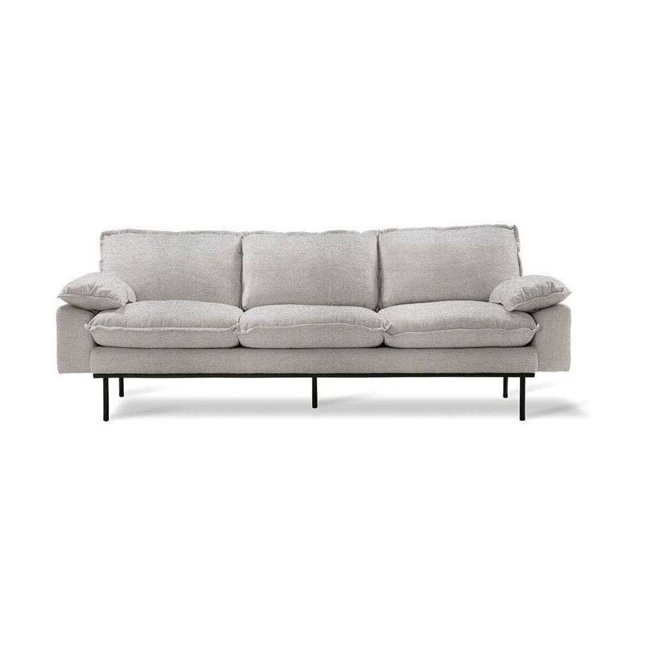 HKliving Retro bank 3-zits Sneak Light Grey