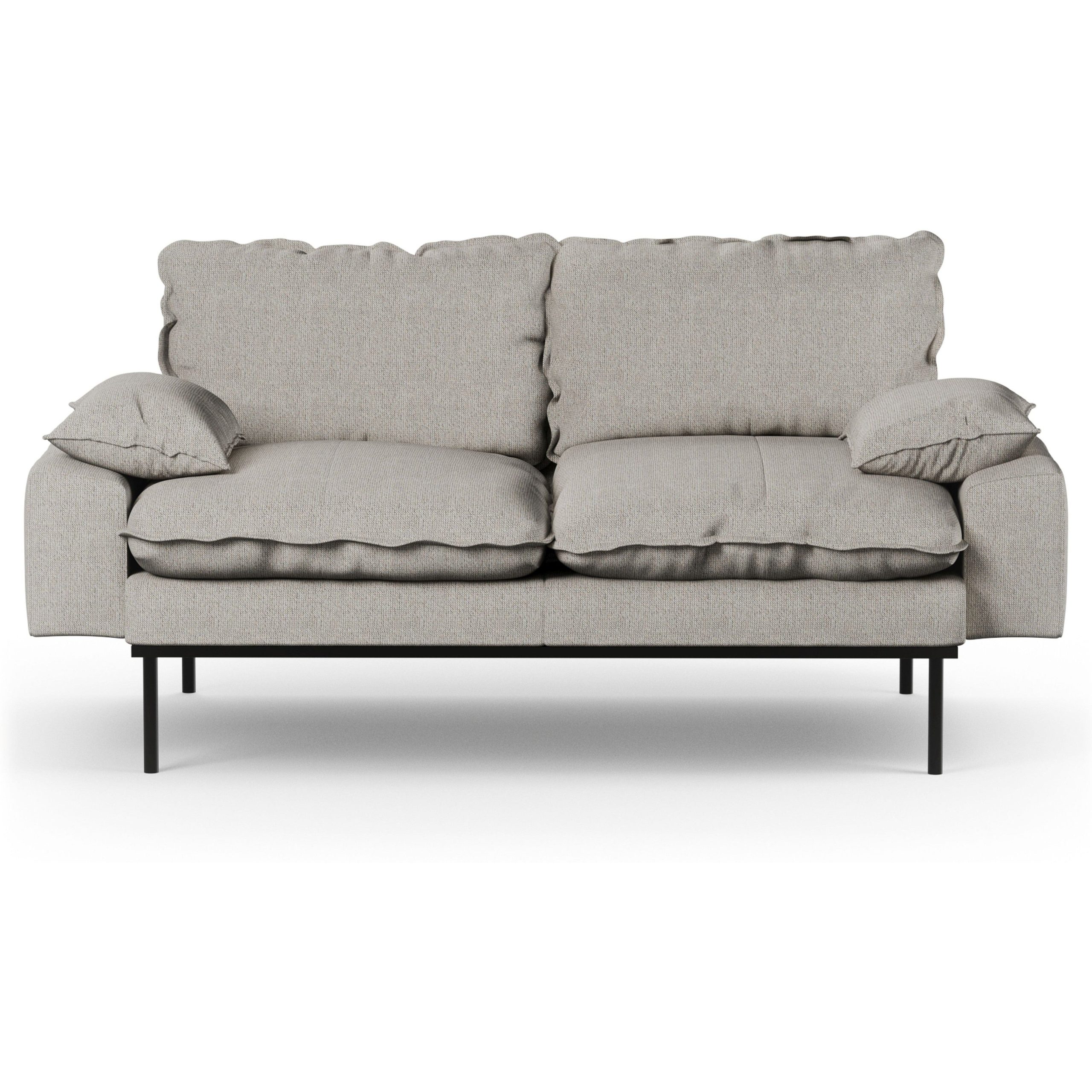 HKliving Retro bank 2-zits Sneak Light Grey