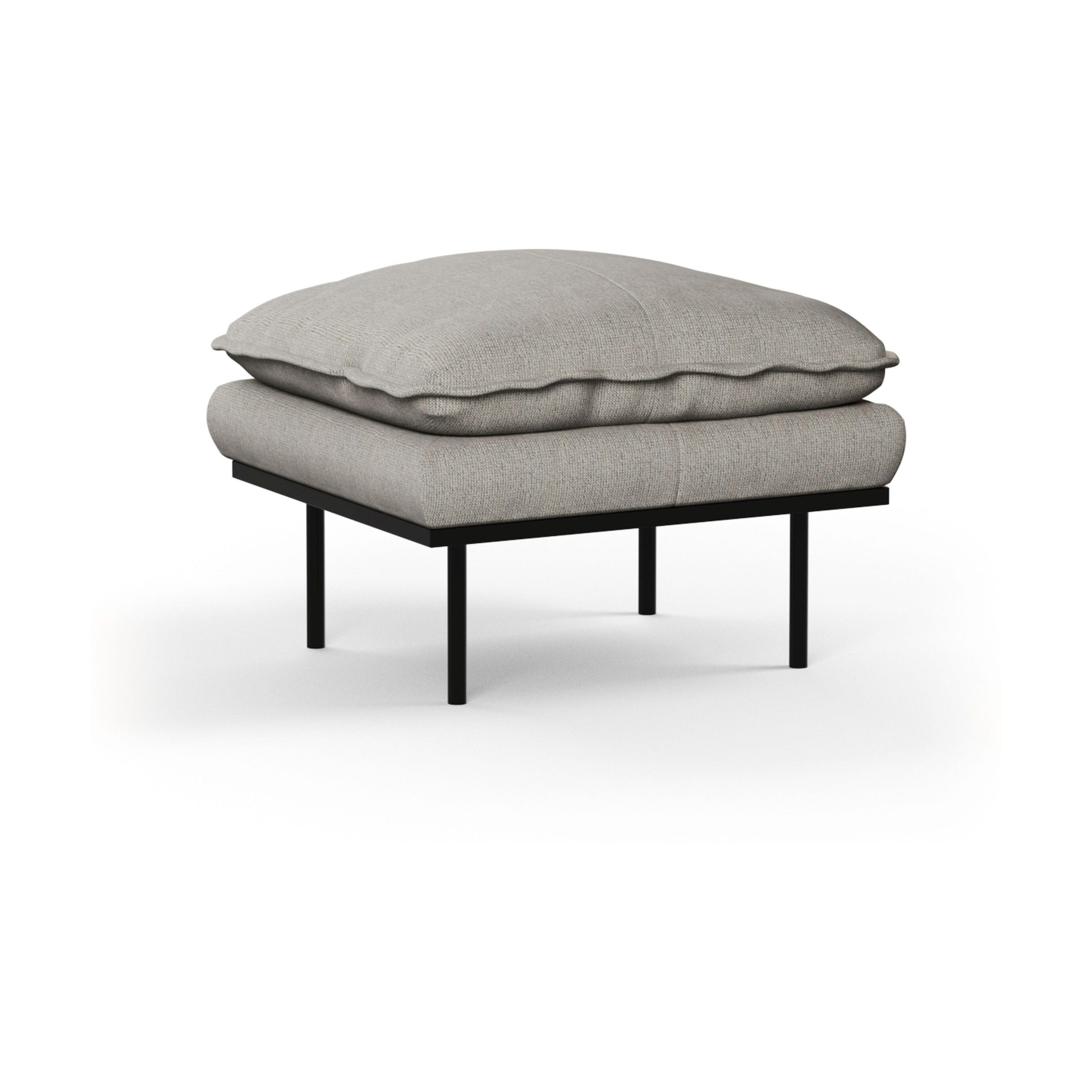 HKliving Retro hocker Sneak Light Grey