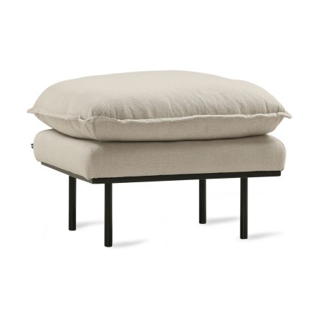 HKliving Retro hocker Cosy Beige