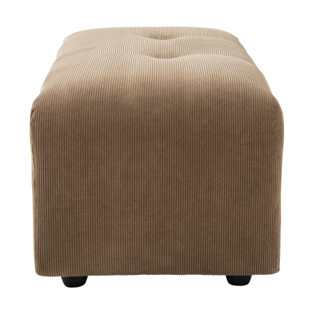 HKliving Vint hocker small Corduroy Rib Brown