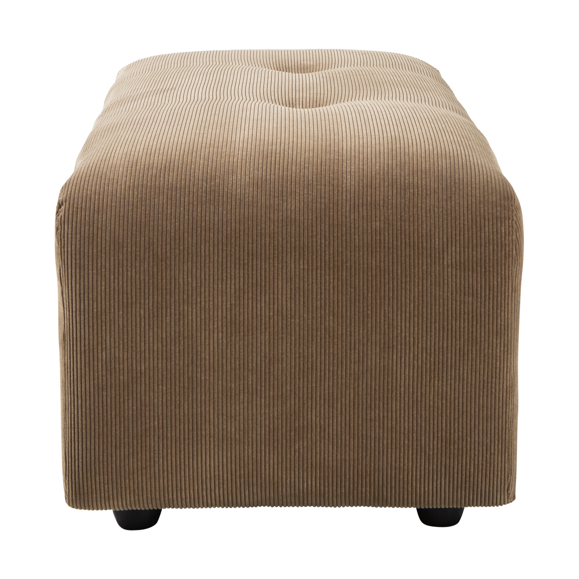 HKliving Vint hocker small Corduroy Rib Brown