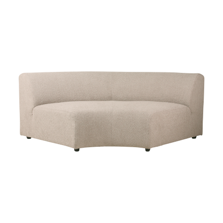 HKliving Jax bank round Boucle Taupe