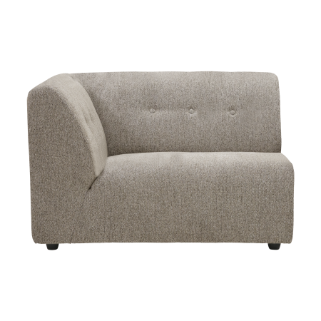 HKliving Vint bank left 1,5-seat Sneak Beige
