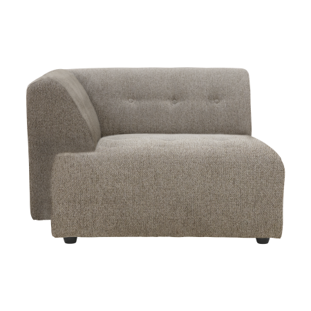 HKliving Vint bank left divan Sneak Beige