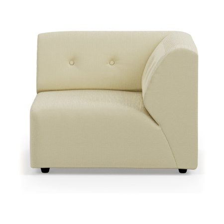 HKliving Vint bank right Corduroy Rib Hay