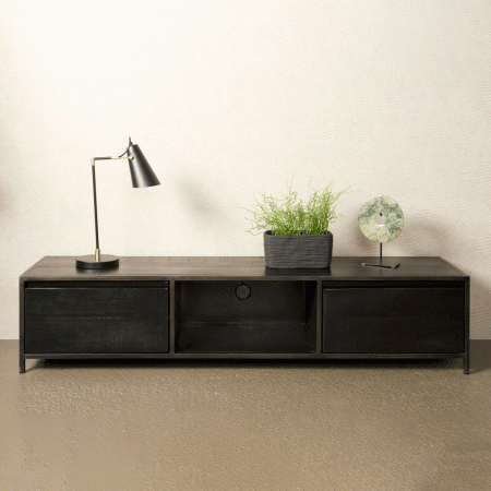 Tower Living TV-meubel 'Paterno' kleur Zwart, 180cm