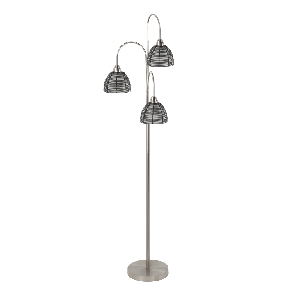 Whires zwart vloerlamp