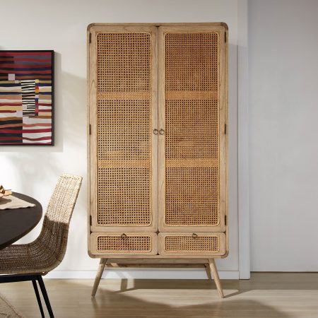 Kave Home Opbergkast 'Nalu' Webbing 175 x 90cm