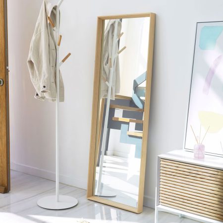 Kave Home Spiegel 'Nerina', 152 x 52cm, kleur Naturel