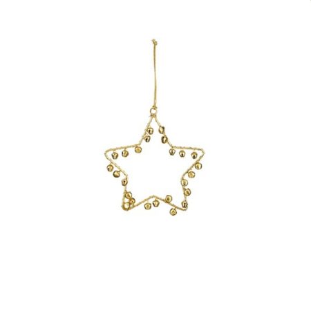 Ornament ster goud - h1xD10cm