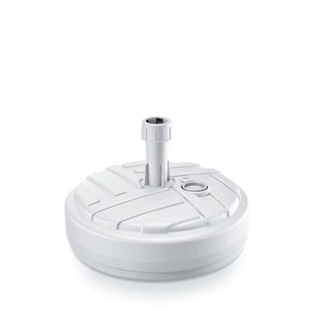 Parasolstandaard kunststof wit