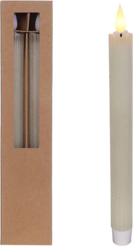 Pilaarkaars Dinner Led Creme