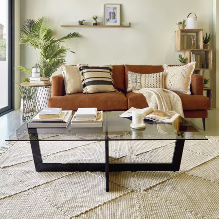 Kave Home Salontafel 'Plam', kleur Zwart