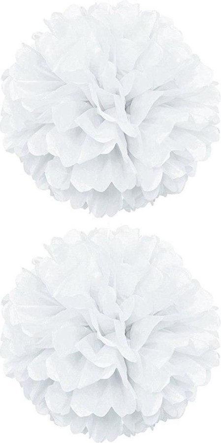 Pompons Wit