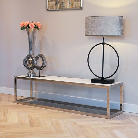 Richmond TV-meubel 'Levanto' Marmer en Staal, 180cm