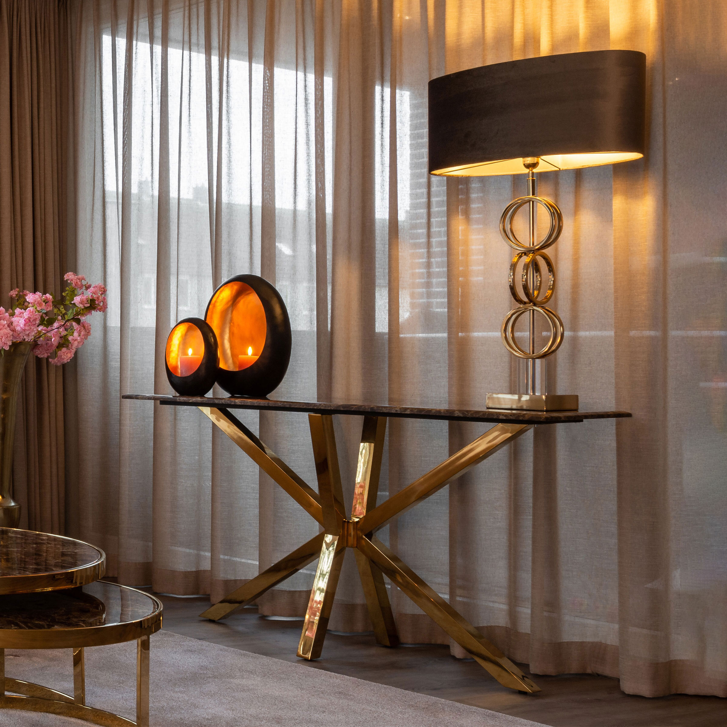 Richmond Sidetable 'Conrad' Faux Marmer, 150cm