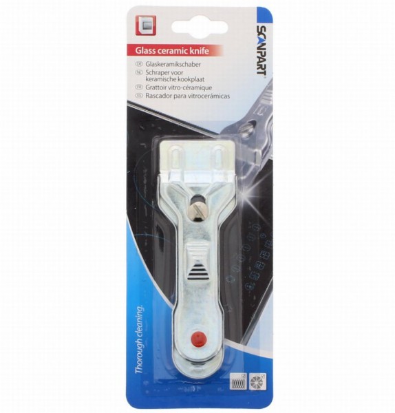 Scanpart schraper voor keramische kookplaat