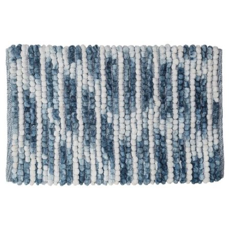 Sealskin vintage badmat 50x80cm polyester blauw