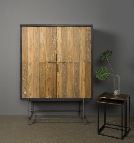 Tower Living Opbergkast 'Pesaro' Teakhout, 160 x 120cm