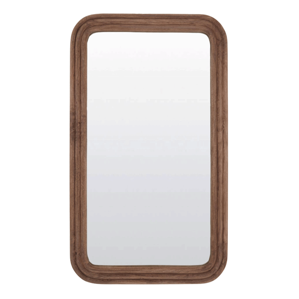 Spiegel Florias hout bruin