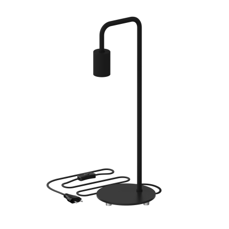 Tafellamp met E27 zwart