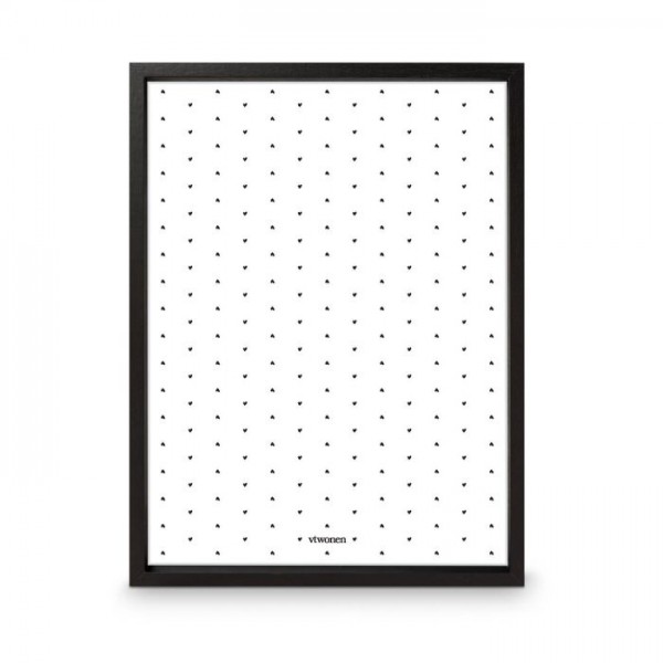 Vtwonen Photo frame wood black 31x41x2.5cm