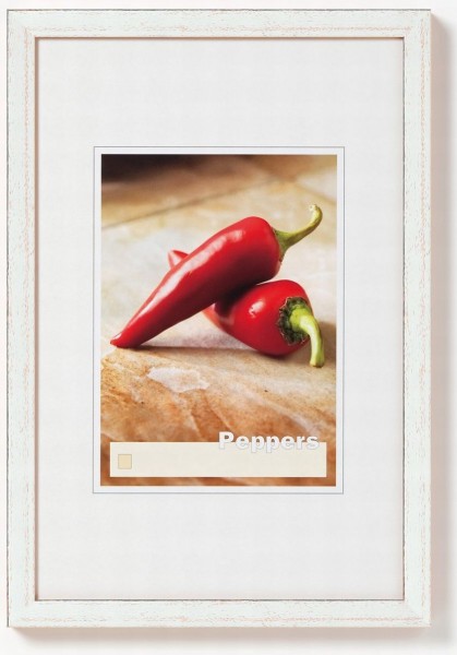 Walther Peppers houten fotolijst 13x18cm zilver