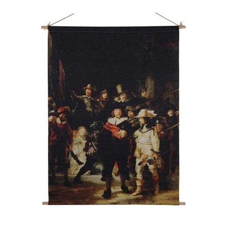 Wanddoek nachtwacht Cosy L veelkleurig