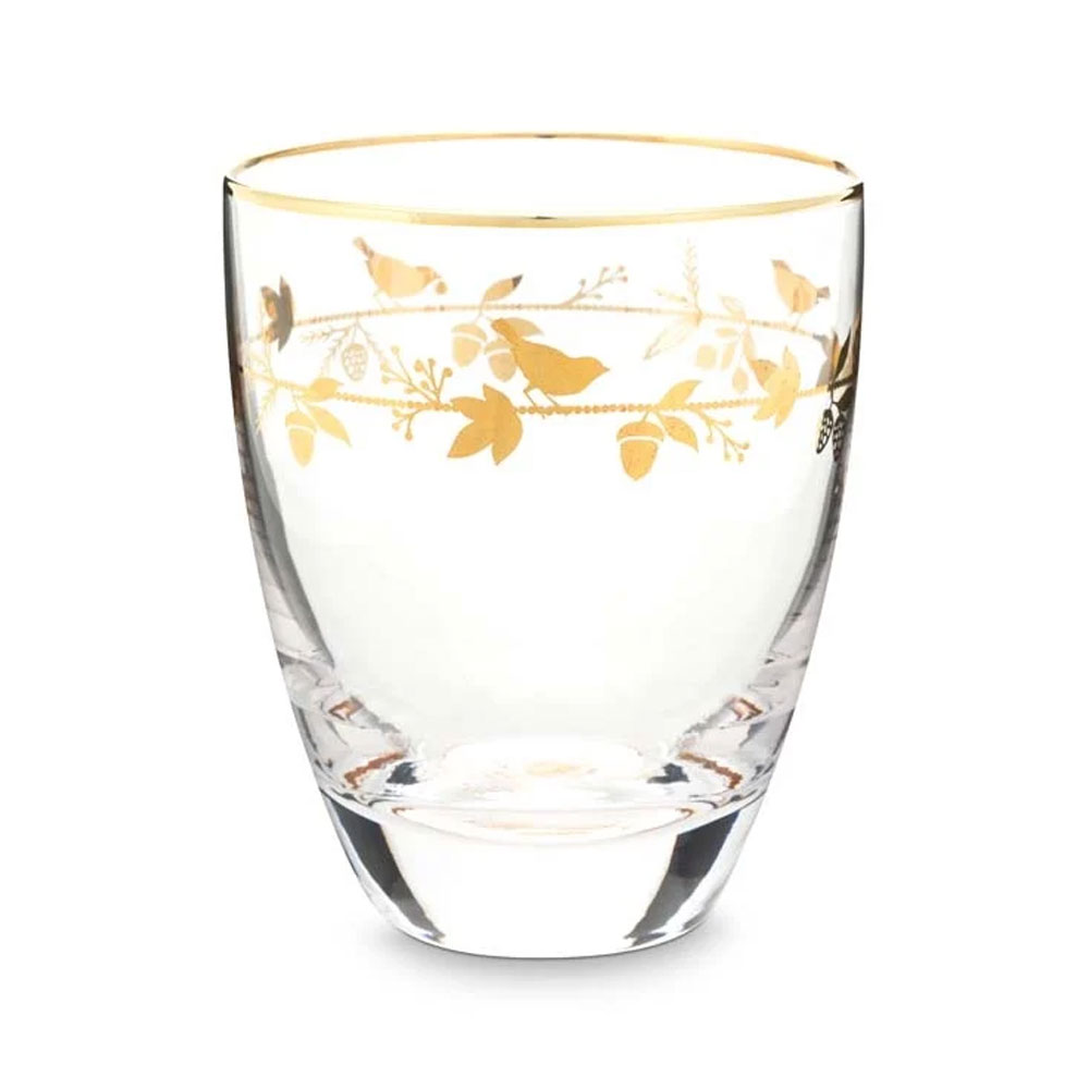 Water glas Winter Wonderland Gold 360ml