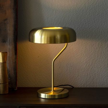 Dutchbone Tafellamp 'Eclipse' 42cm, kleur Goud