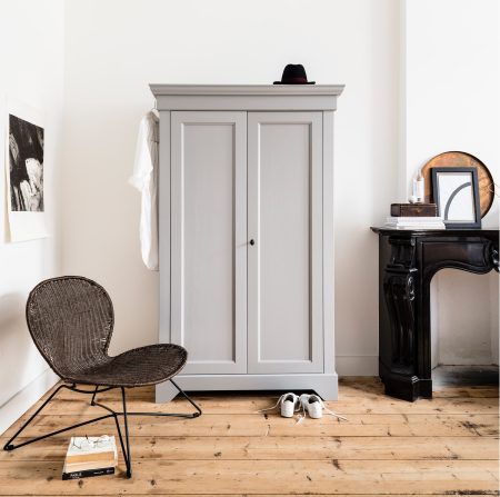 WOOOD Opbergkast 'Isabel', kleur Betongrijs