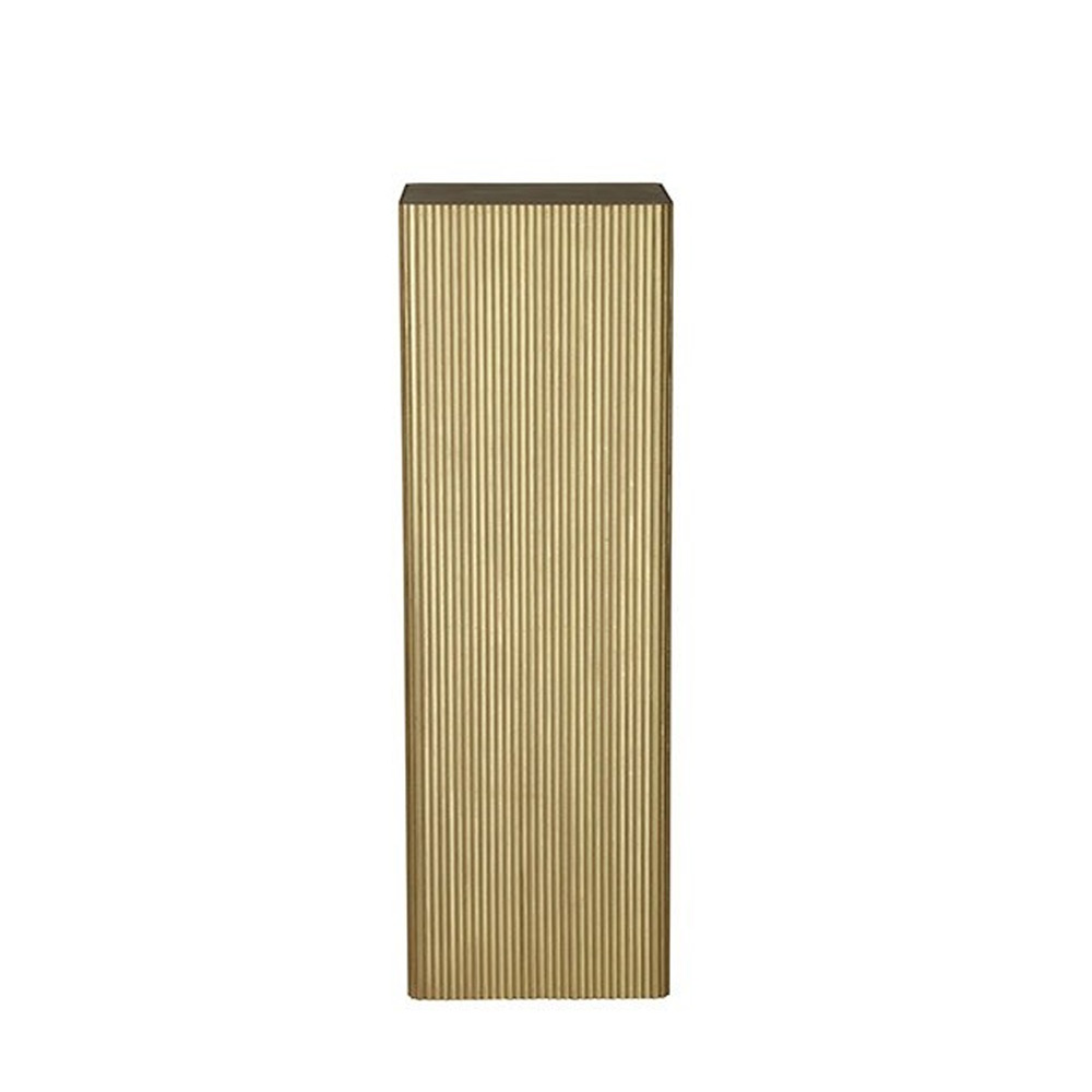 Zuil Gordon L goud vierkant