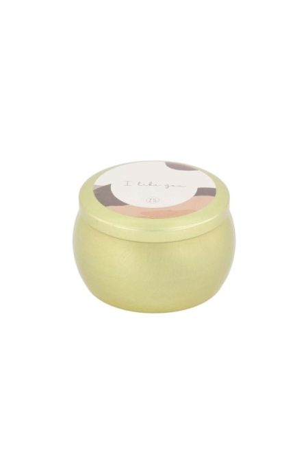 Zusss Geurkaars In Blik Bamboe I Like You Goud