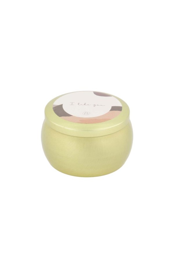 Zusss Geurkaars In Blik Bamboe I Like You Goud