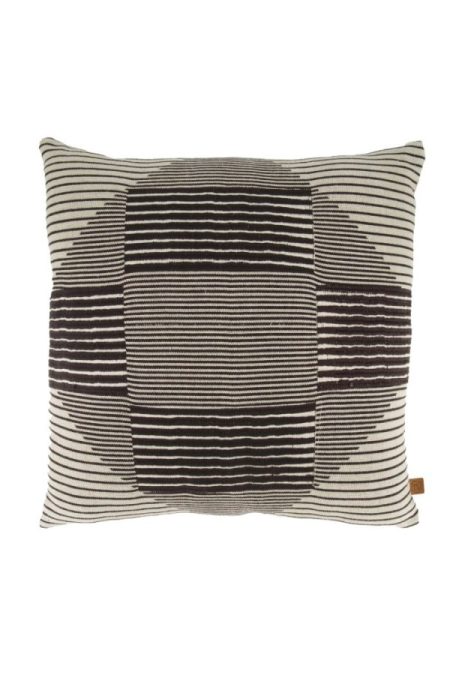 Zusss Geweven Kussen Aztec 60x60Cm Peper En Zout