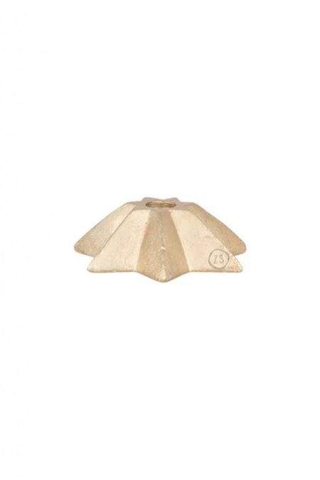 Zusss klein kandelaartje ster goud