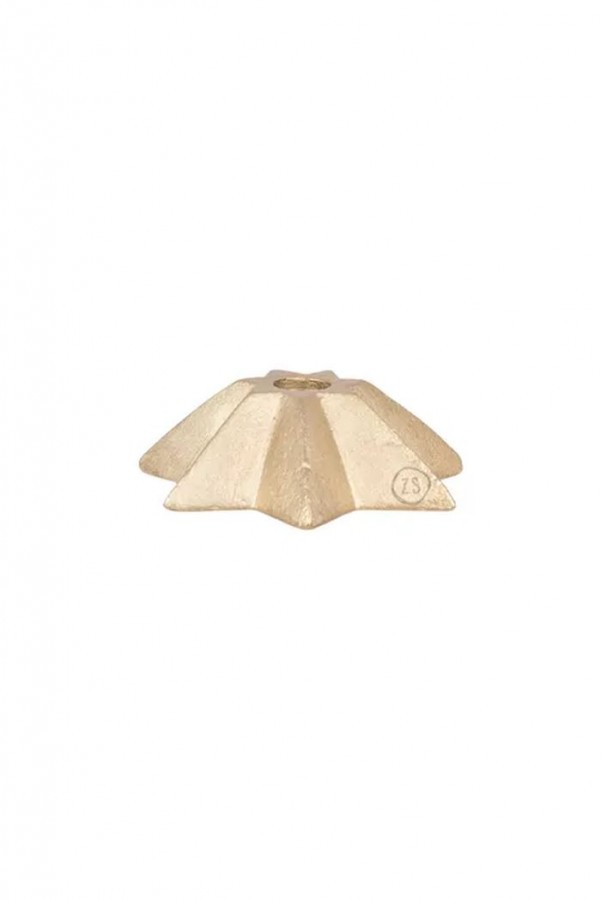 Zusss klein kandelaartje ster goud