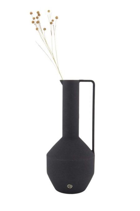 Zusss Metalen Vaas Zwart