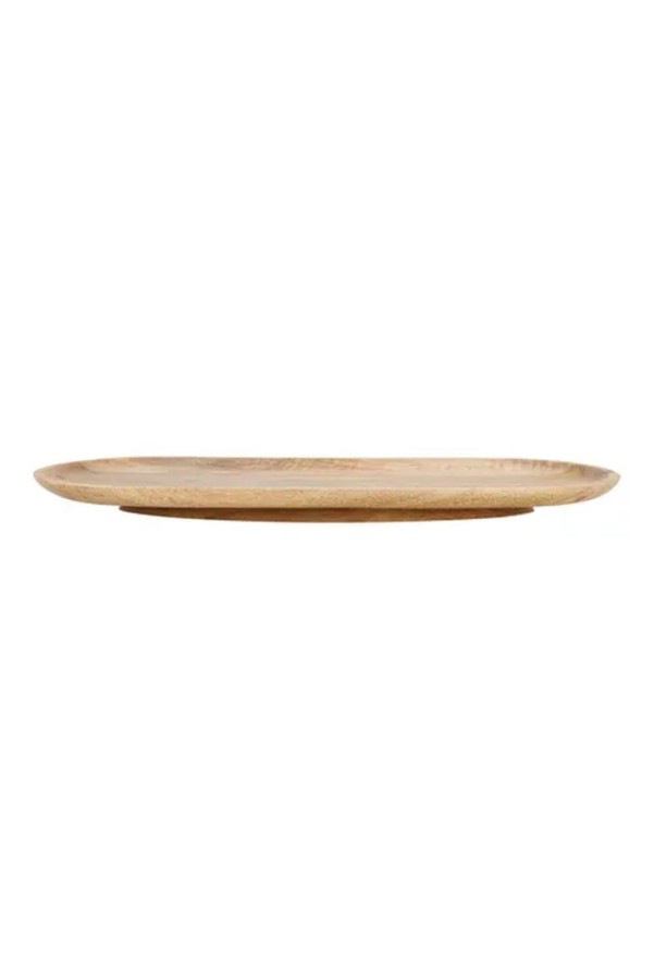 Zusss Ovalen Stylingsbord Hout 55x23x4Cm